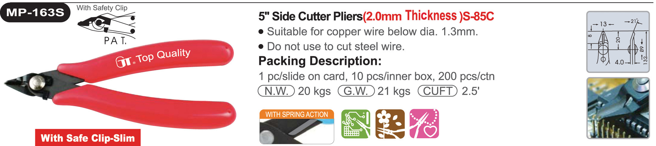 proimages/product/pliers/cutting_pliers/Diagonal_Cutters/MP-163S/MP-163S_00.jpg