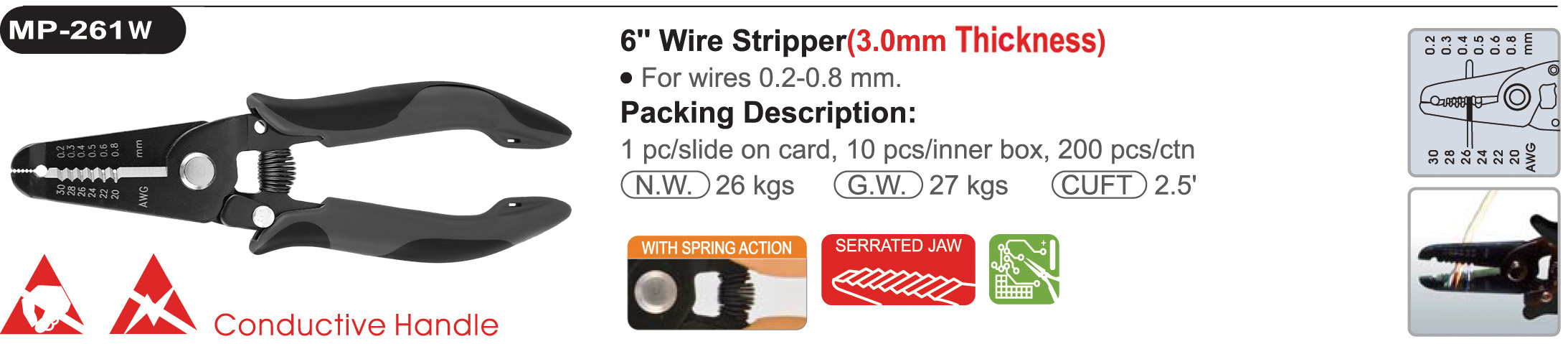 proimages/product/pliers/wire_strippers/ELECTRONICS_WIRE_STRIPPER_ESD/MP-261W/MP-261W.jpg
