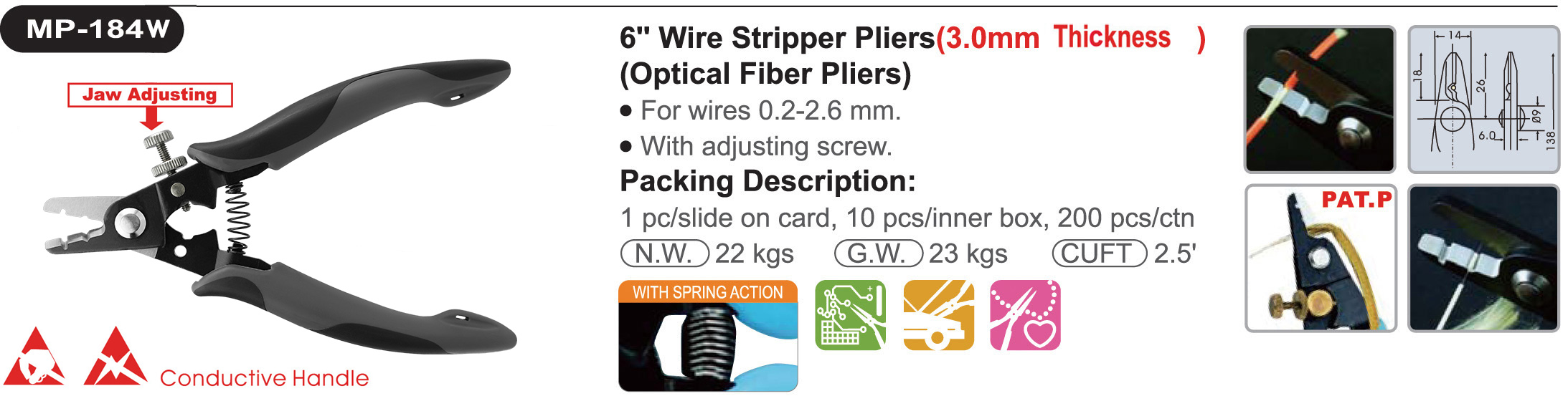 proimages/product/pliers/wire_strippers/Wire_Stripper_for_fibre_optics/MP-184W/MP-184W.jpg