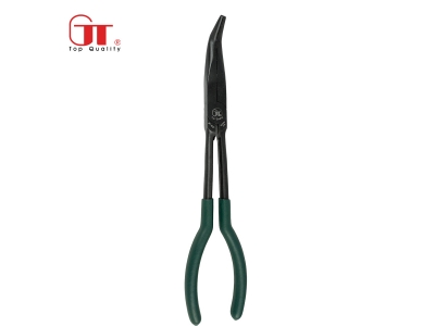 Extra Long Bent Needle Knurled Nose Pliers<br>MP-609F Extra Long Bent Needle Knurled Nose Pliers<br>MP-609F