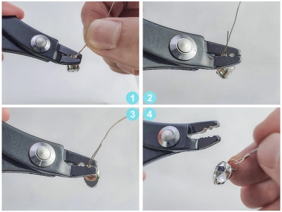 Crimping Pliers Crimper Tool for Jewelry Making<br>MP-586K
