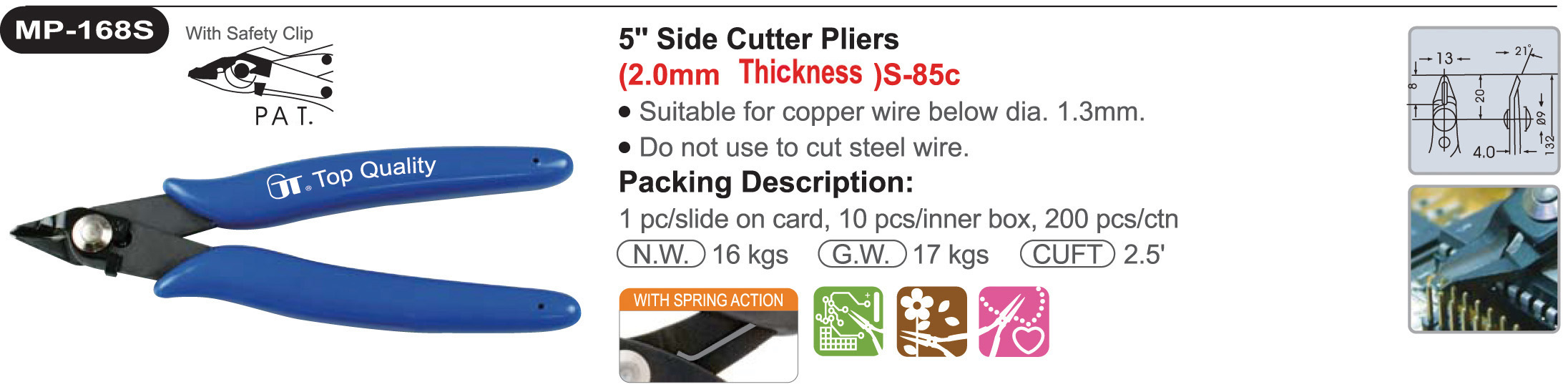 proimages/product/pliers/cutting_pliers/Diagonal_Cutters/MP-168S/MP-168S_00.jpg